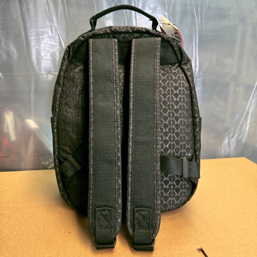 Kipling Seoul Medium Nylon Zipp Signature Backpack - Black - Picture 8 of 10